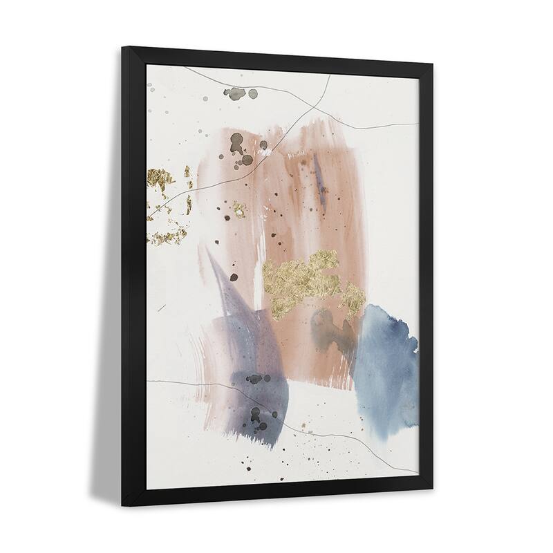 Pink Stroke I Premium Framed Poster by PI Studio