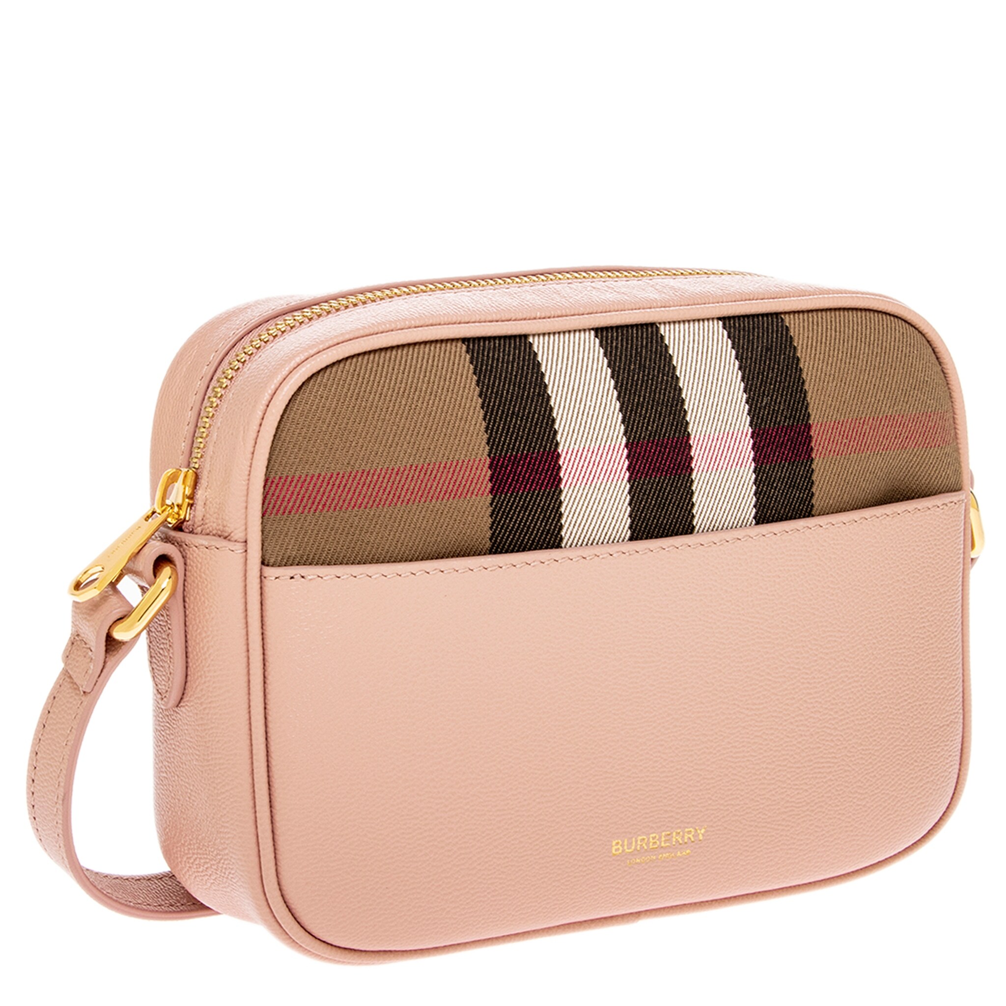 バーバリのバック Burberry-Small-House-Check-&-