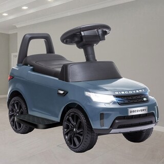 6V Land Rover Ride on Car, 2 in 1 Electric and Manual Sliding Kids Car ...