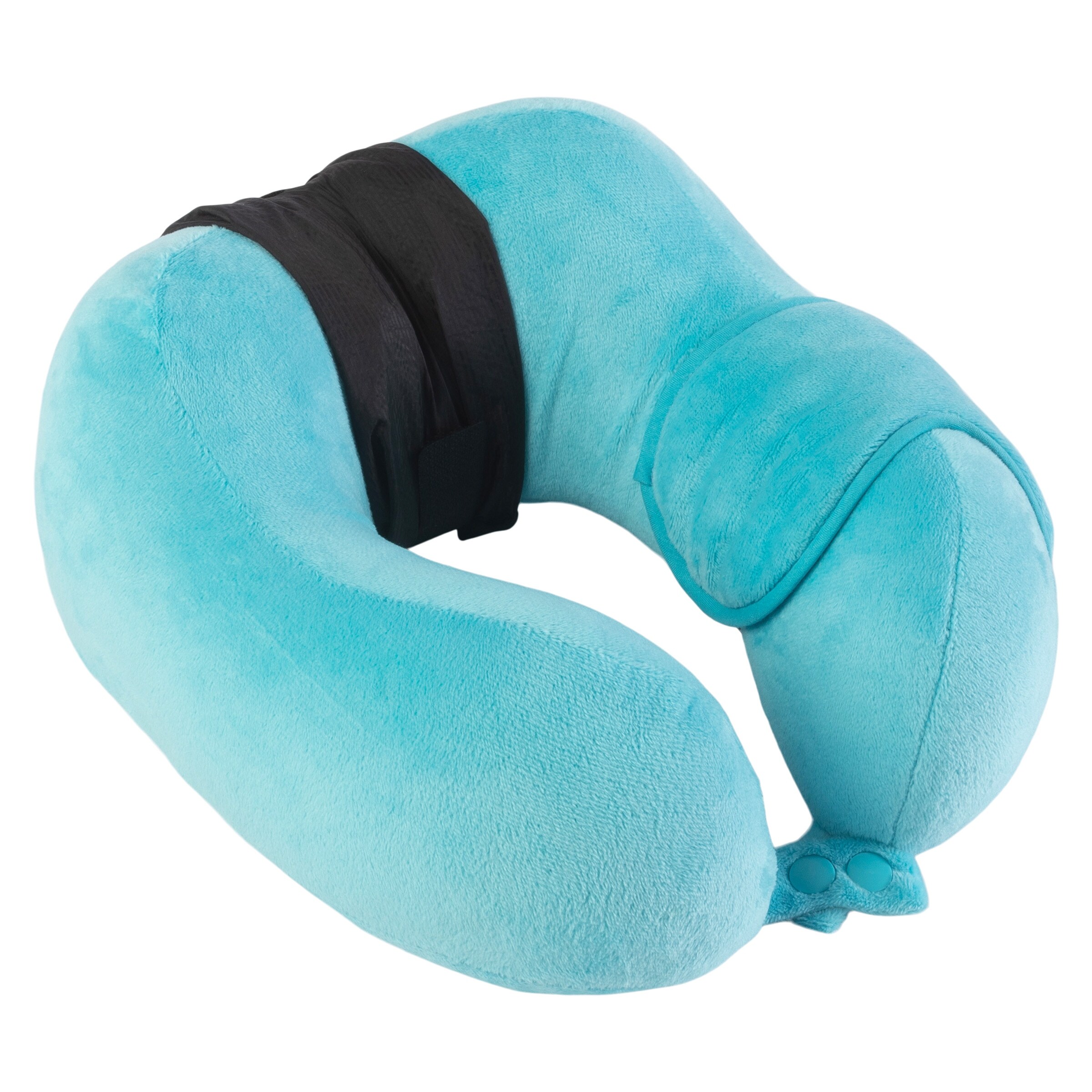 Travel Pillow Set Memory Foam Pillow Fleece Blanket and Eye Mask by Home Complete Blue On Sale Bed Bath Beyond 39091259