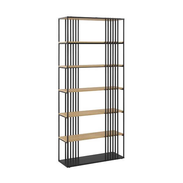 Walker Edison Contemporary Open Slat Bookshelf - Bed Bath & Beyond