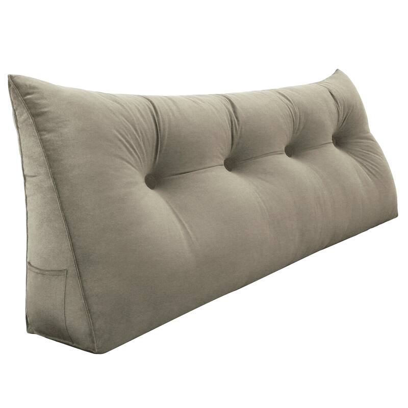 WOWMAX Bed Wedge Bolster Sit Up Reading Pillow Backrest