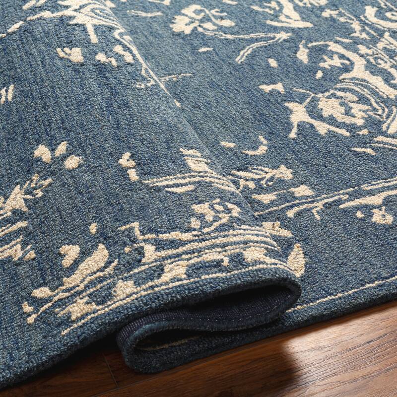 Bertio Handmade Distressed Oriental Wool Area Rug