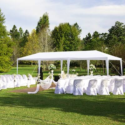 3 x 9m Waterproof Tent with Spiral Tubes 5/7/8 Sides