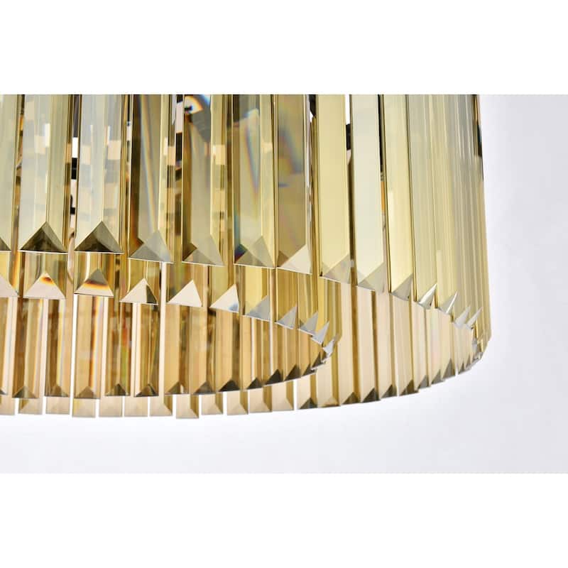 Royce Edge 8-Light Matte Black Chandelier