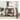 Industrial Bar Cart for Home with Wheels, 3 -Tier Storage Shelves
