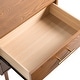preview thumbnail 18 of 17, Furniture of America Beau Midcentury 3-Piece Walnut Low Profile Wood Bedroom Set