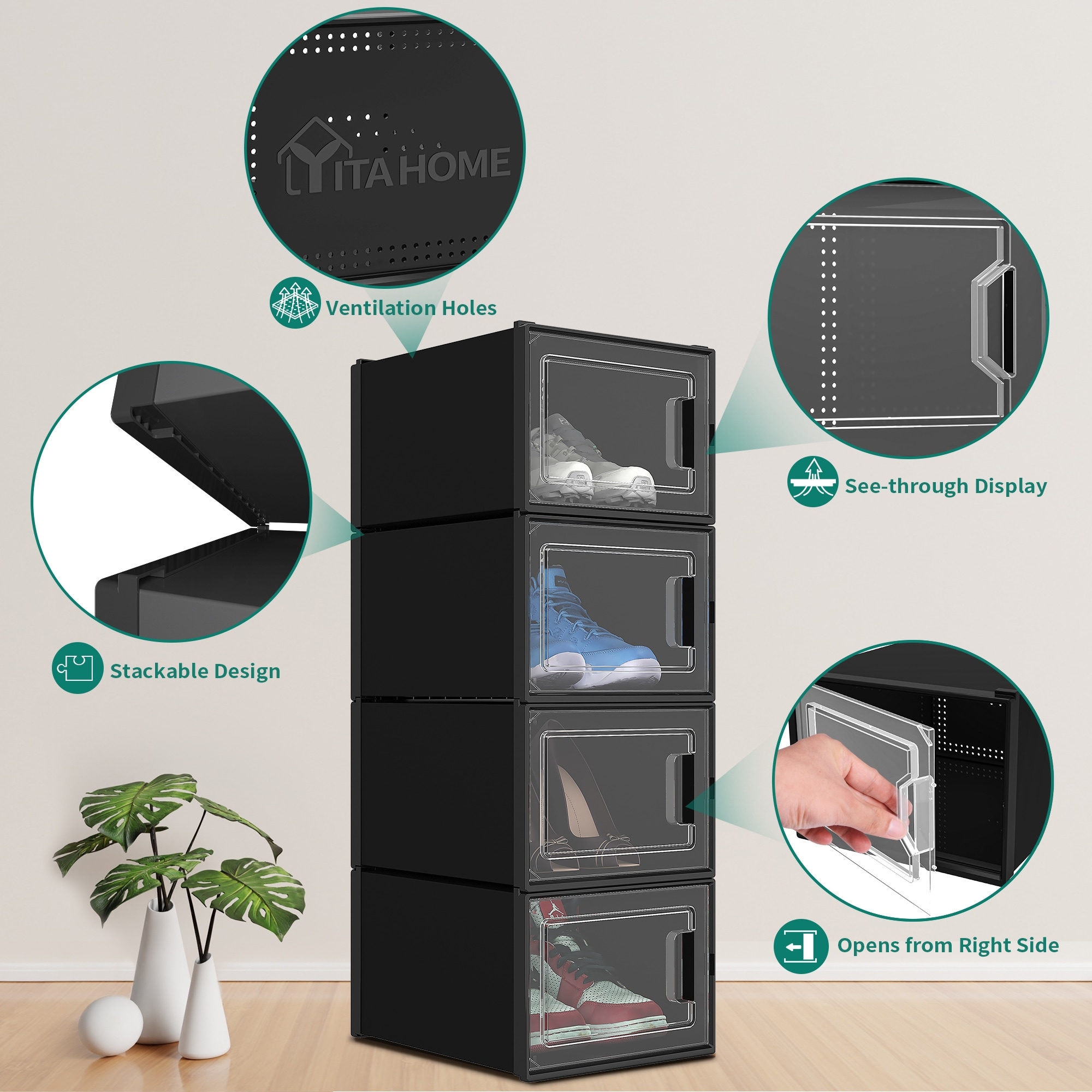Megabox shop shoe cabinet