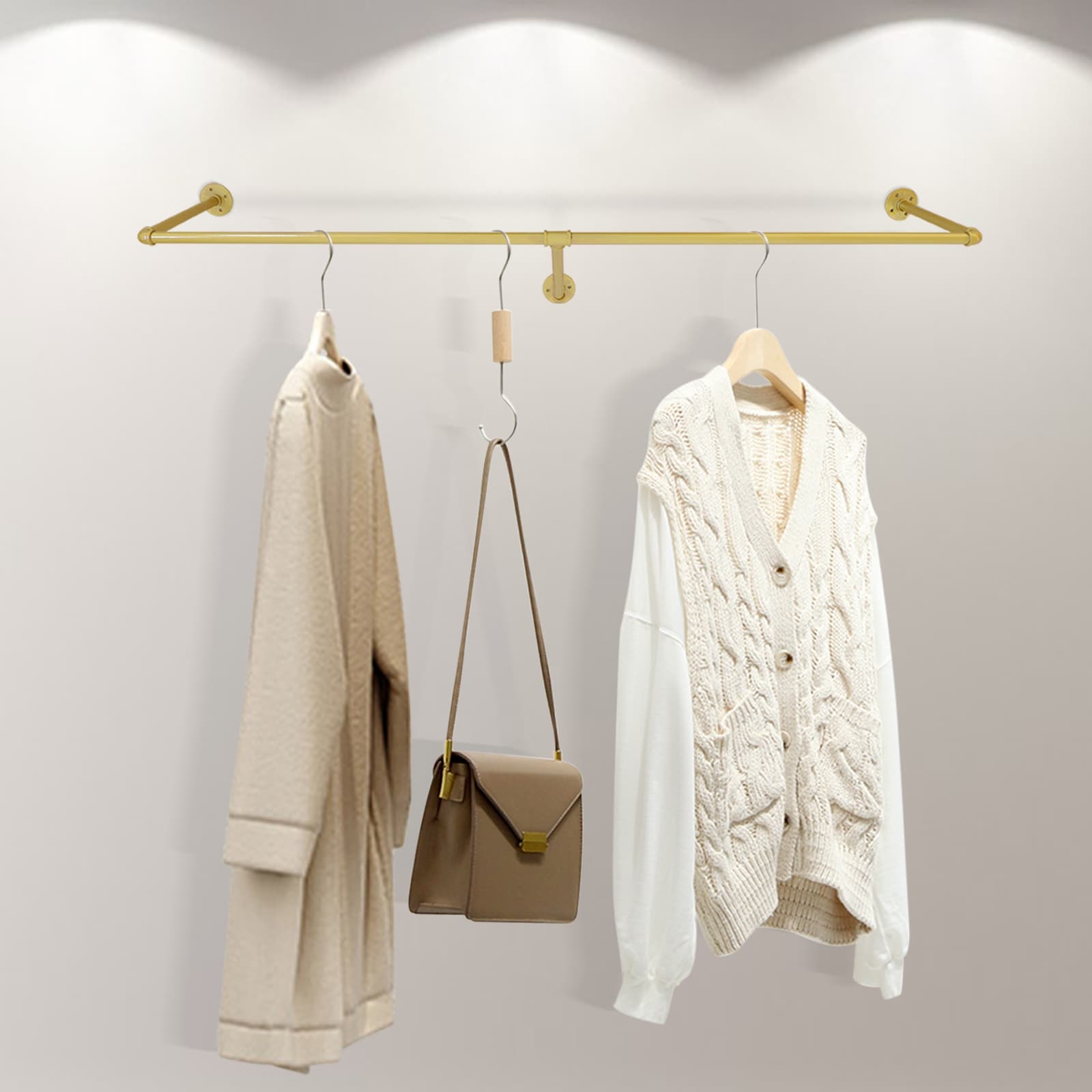 Gold best sale hanging rail