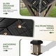 preview thumbnail 61 of 62, Aoxun Outdoor Cedar Wood Gazebo with Double Hardtop Roof