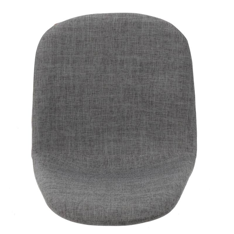 Modern Fabric Upholstered Dining Chairs, Set Of 2