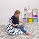 preview thumbnail 34 of 50, Stuffie Animal Storage Bean Bag Chair Cover, Room Organizer