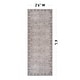 preview thumbnail 68 of 76, Vintage Washable Rug – Low Pile with Subtle Pattern, Perfect for Neutral Spaces in Living Room, Entryway, or Bedroom