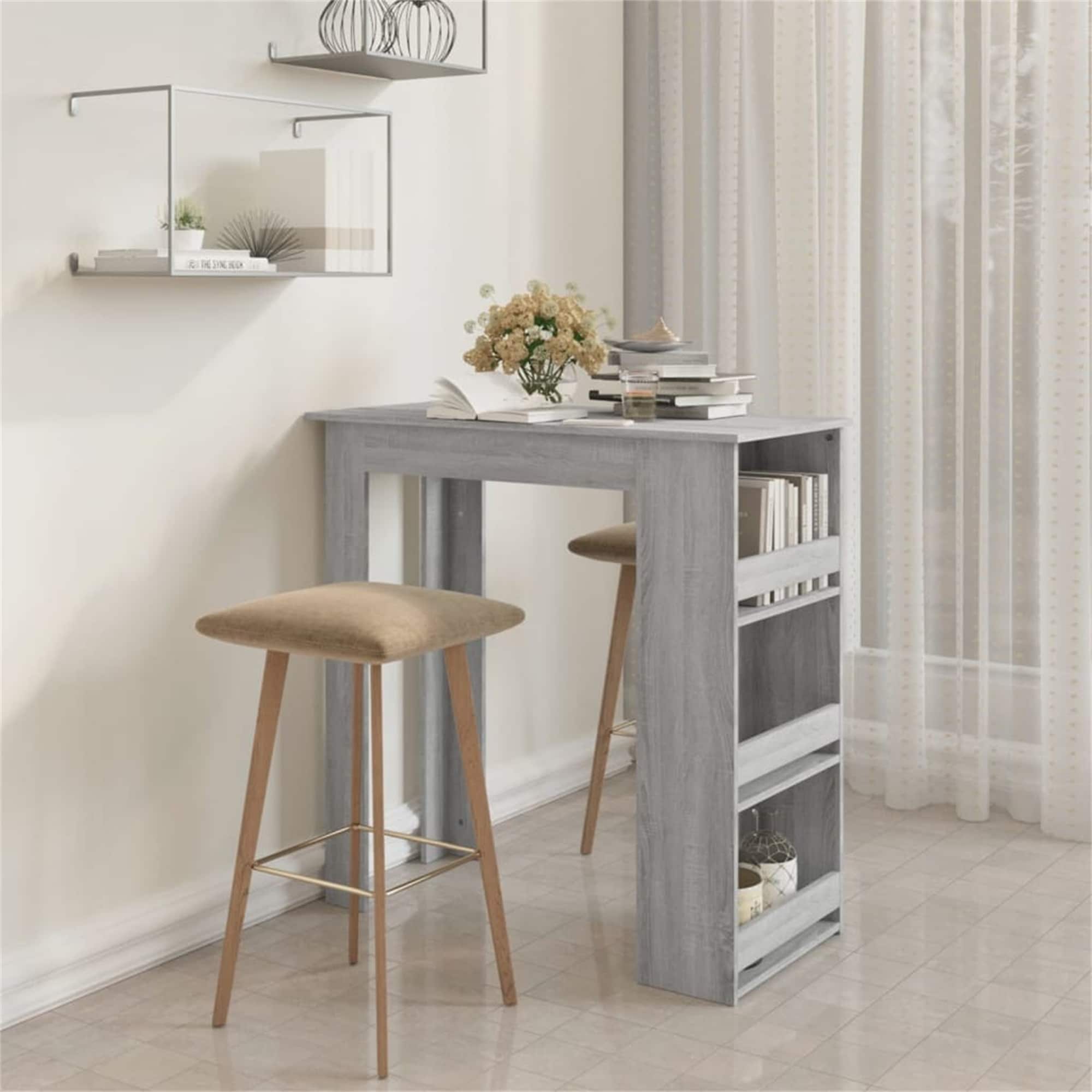 Grey Pedestal Bar Tables Bed Bath Beyond