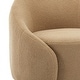 preview thumbnail 50 of 70, 35" Wide Velvet/ Boucle Swivel Barrel Accent Chair