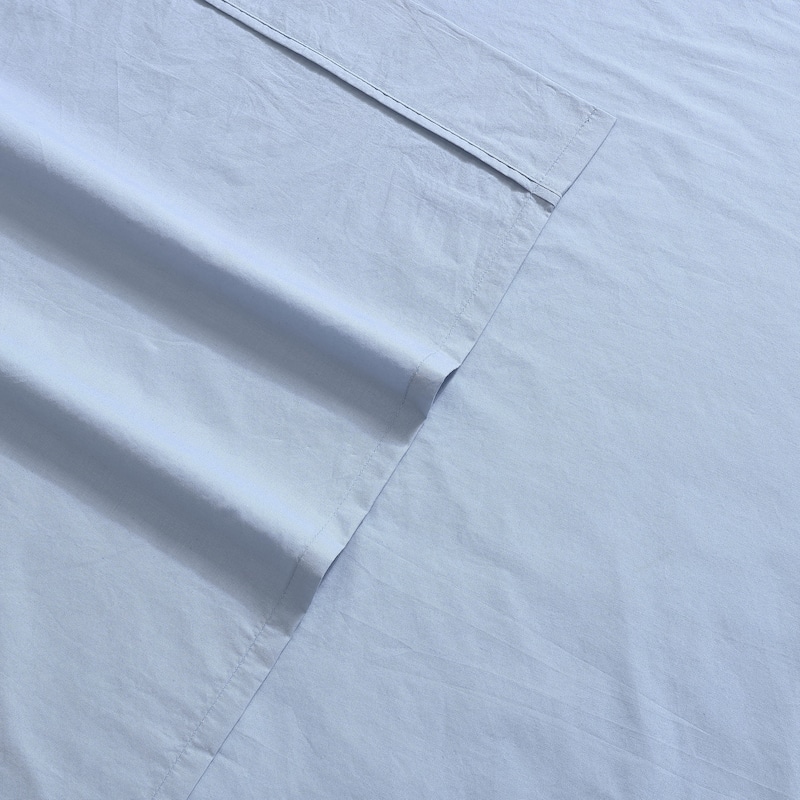 Calvin Klein Washed Cotton Percale Sheet Set