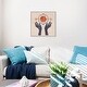 preview thumbnail 34 of 62, Alchemy, Boho Sun and Moons Modern Blue Canvas Wall Art Print for Bedroom