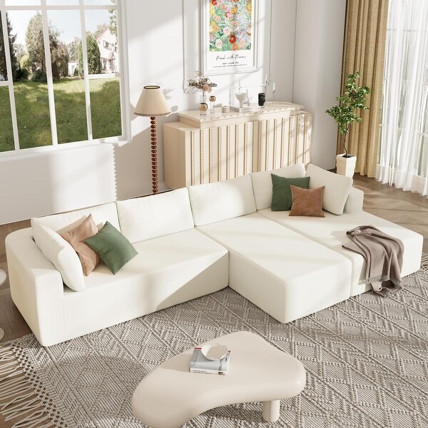 3 Piece Free Combination Sofa Set Extra Wide Chaise Lounge 3 Piece Free Combination Sofa Set Extra Wide Chaise Lounge
