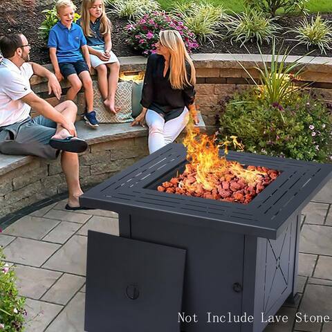 32in 50000 BTU Auto-Ignition Fire-Pit