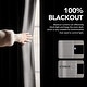 preview thumbnail 30 of 37, Living Room Curtains Back Tab Rod Pocket Faux Linen Blackout 2 Panels