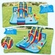 preview thumbnail 2 of 6, Gymax Inflatable Water Slide w/ Long Slide Climbing Wall Splash Pools