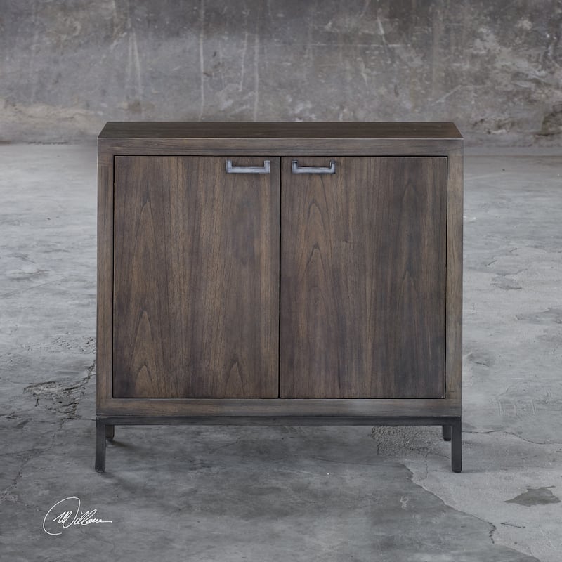 2 Tier Adjustable Shelves Storage Cabinet - 36"