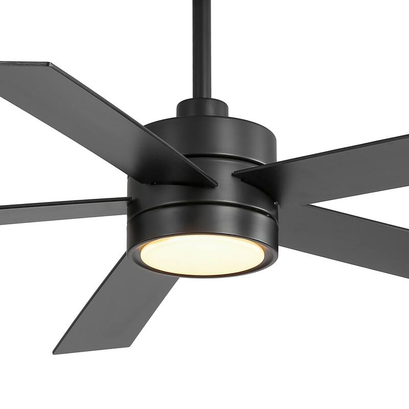 52 in. Integrated LED Indoor Ceiling Fans with Light and Remote Control Included