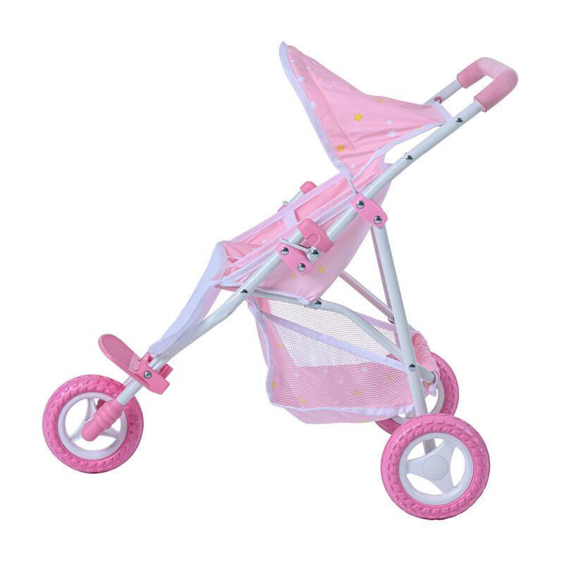 Olivia's Little World Twinkle Stars Princess Deluxe Baby Doll Stroller ...
