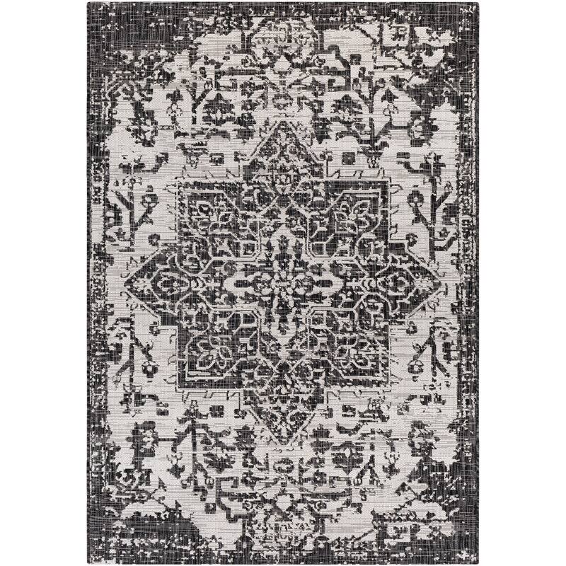 Livabliss Andell Indoor/ Outdoor Vintage Medallion Area Rug