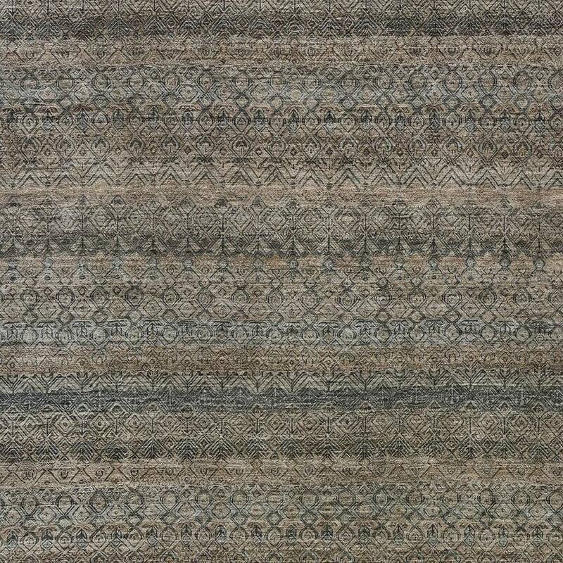 HomeRoots Striped Transitional Rectangle Outdoor Rug