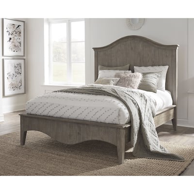 Ella Crown Bed in Camel
