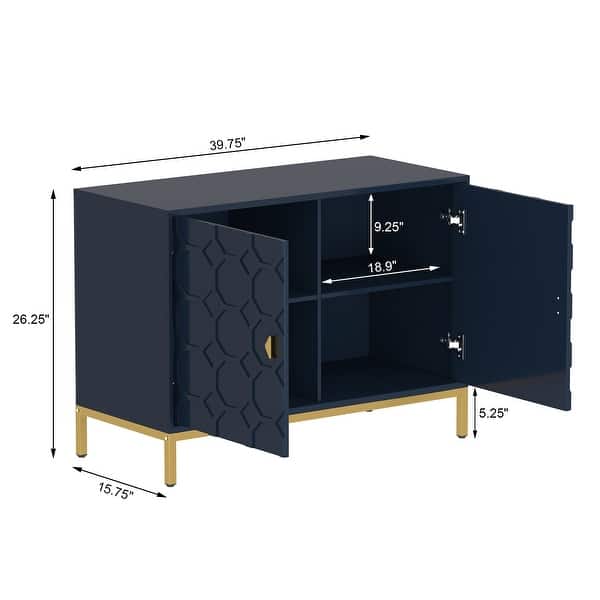 Clihome 15.75-in W x 26.25-in H Mdf Green Freestanding Utility Storage Cabinet