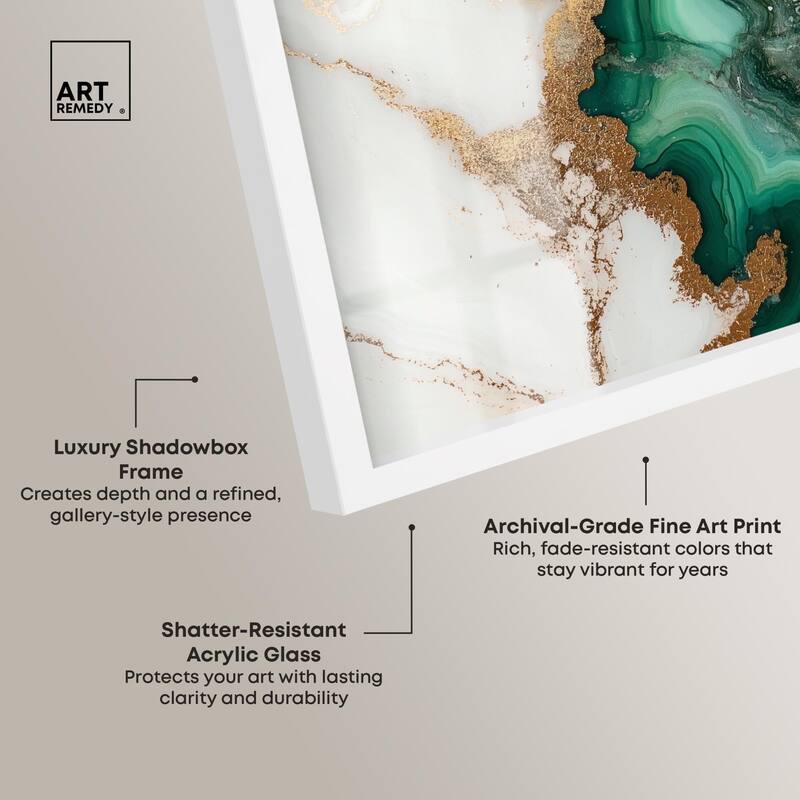 Malachite Majesty Shadowbox by Art Remedy