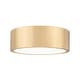 preview thumbnail 1 of 6, Z-Lite 1017F12-LED Coronado 13" Wide Flush Mount Drum Ceiling Fixture Modern Gold