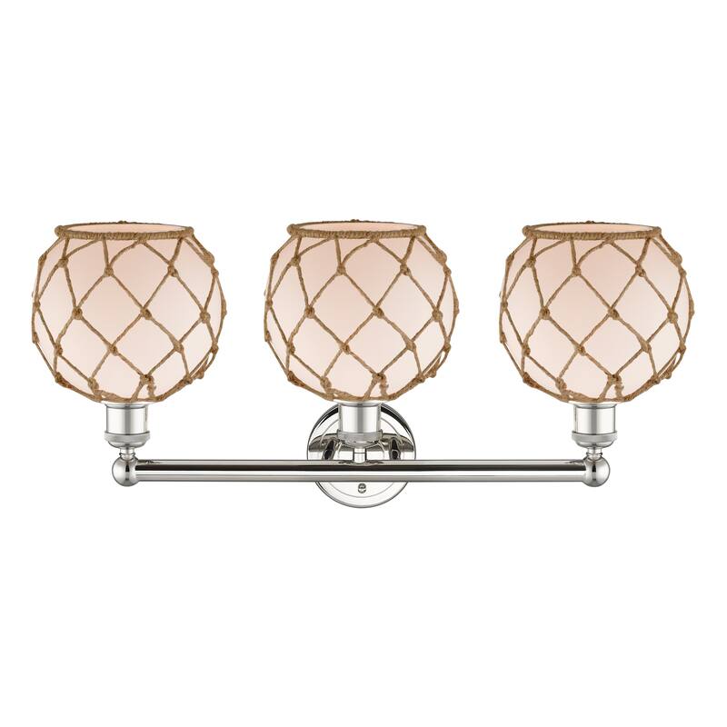 Innovations Lighting Endless Possibilities Edison - Farmhouse Rope - 3 Light 26" Bath Vanity Light