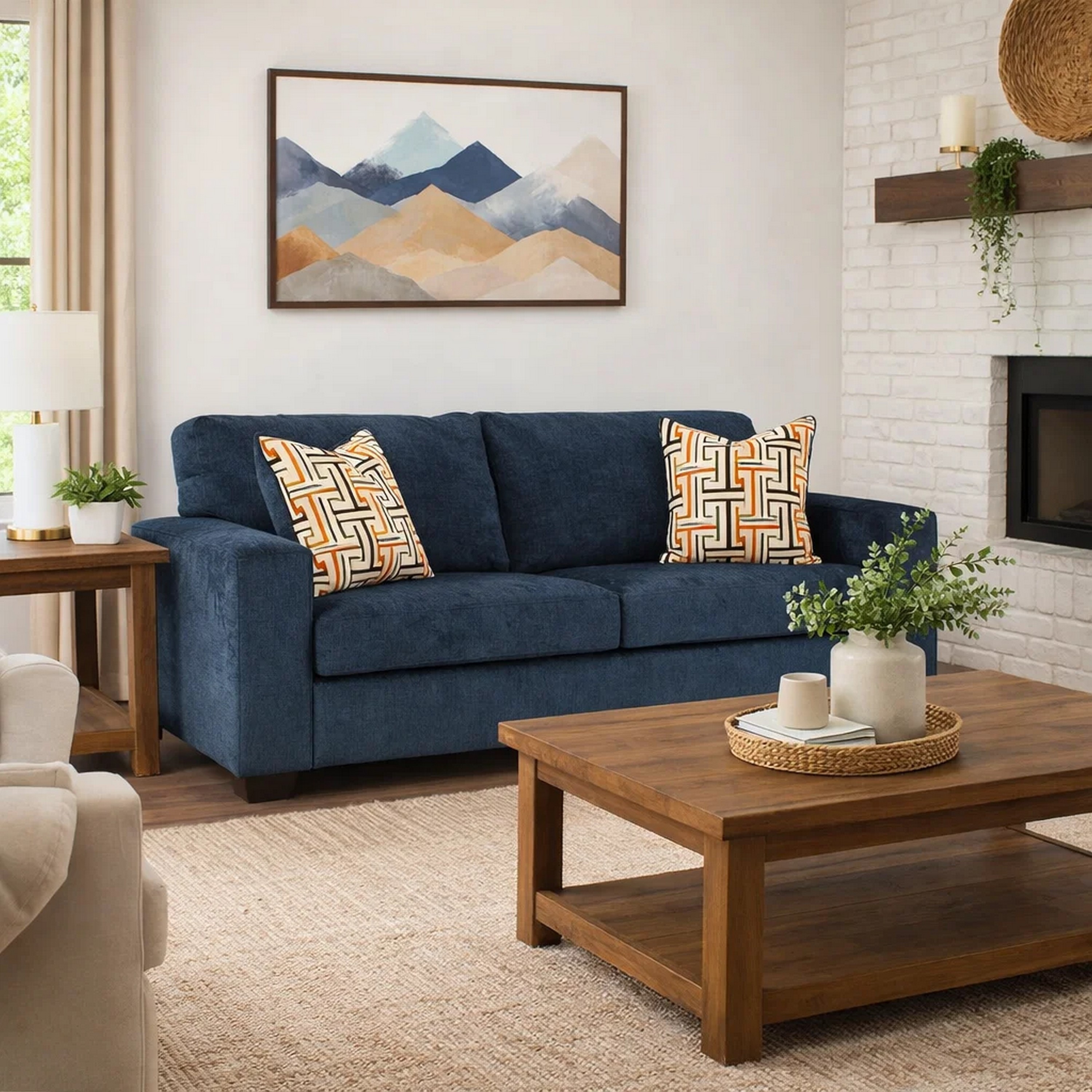 Avie-Sofa,-2-Accent-Pillows,- 