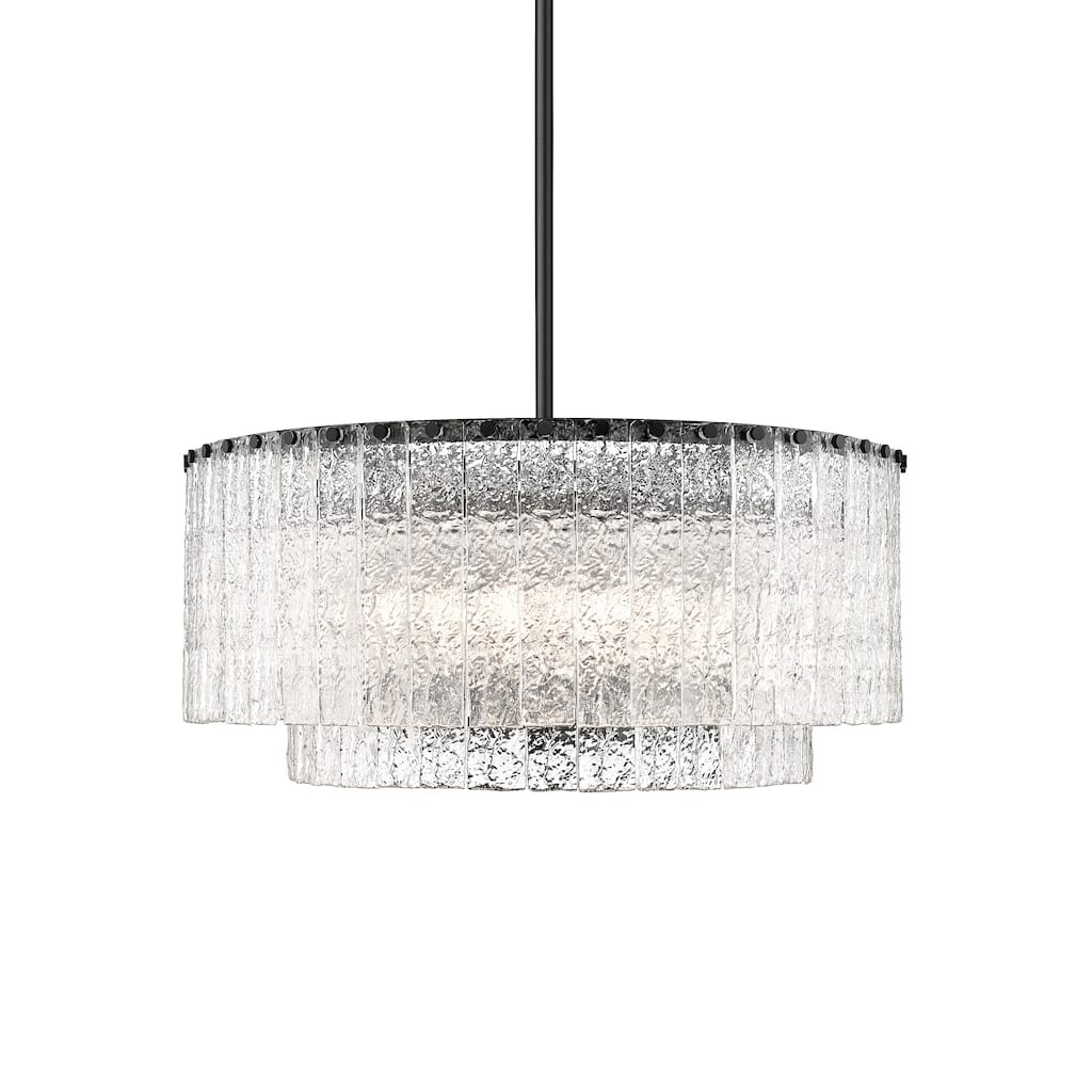 Z-Lite 1943P26-2 Glacier 10 Light 28" Wide Pendant