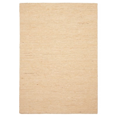 ECARPETGALLERY Braid weave Sienna Beige Wool Rug - 5'0 x 7'0