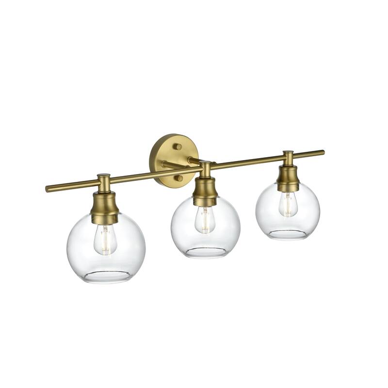 Elegant Lighting Collier 3 Light 28" Wide Bathroom Vanity Light with