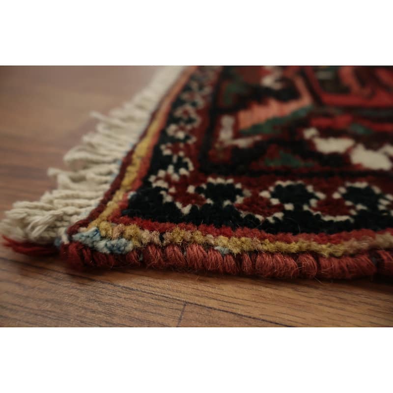 Hand Knotted Oriental 100% Wool Carpet Traditional Floral Red Bakhtiari Area Rug - 14' 5'' X 11' 5''
