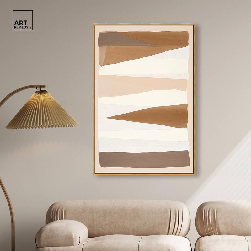 Linear Landscape II Canvas by Art Remedy