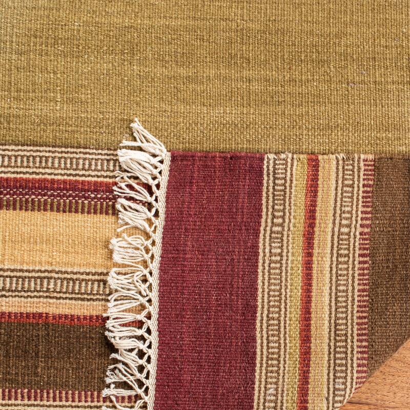 SAFAVIEH Handmade Striped Kilim Chante Stripe Wool Rug