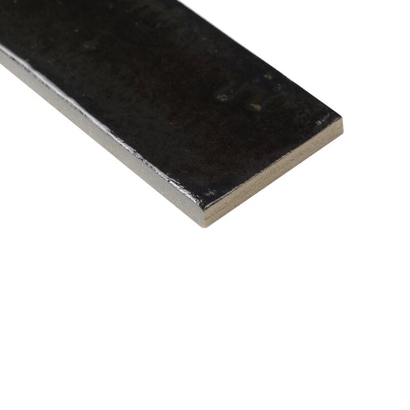 Look 2.5" x 9.5" Porcelain Wall Tile - Sample - Nero Black