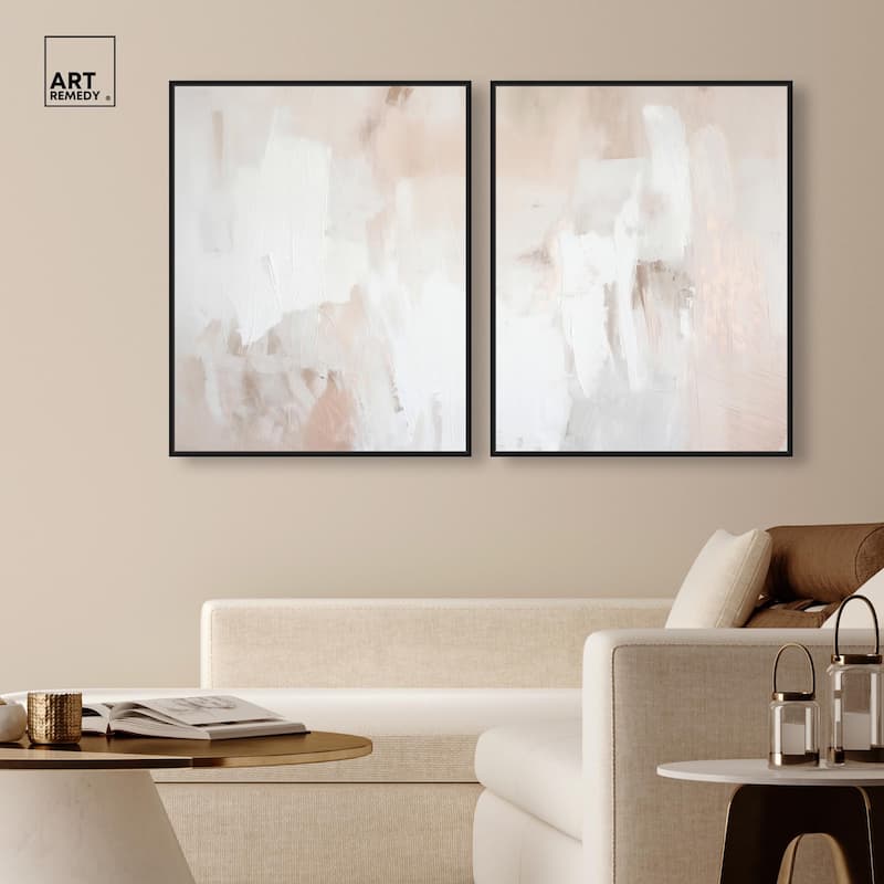 Opalescent Hues III Canvas Set of 2 by Art Remedy