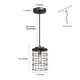 preview thumbnail 6 of 5, Modern Industrial 1-Light Cage Pendant Lights for Kitchen Island