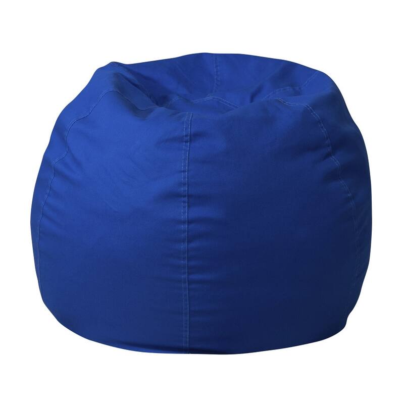 Small Refillable Bean Bag Chair for Kids and Teens - Royal Blue