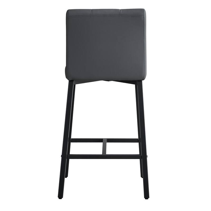 2PCS Bar chairs,Dining chairs.Bar stool with Durable Electroplated Metal Legs