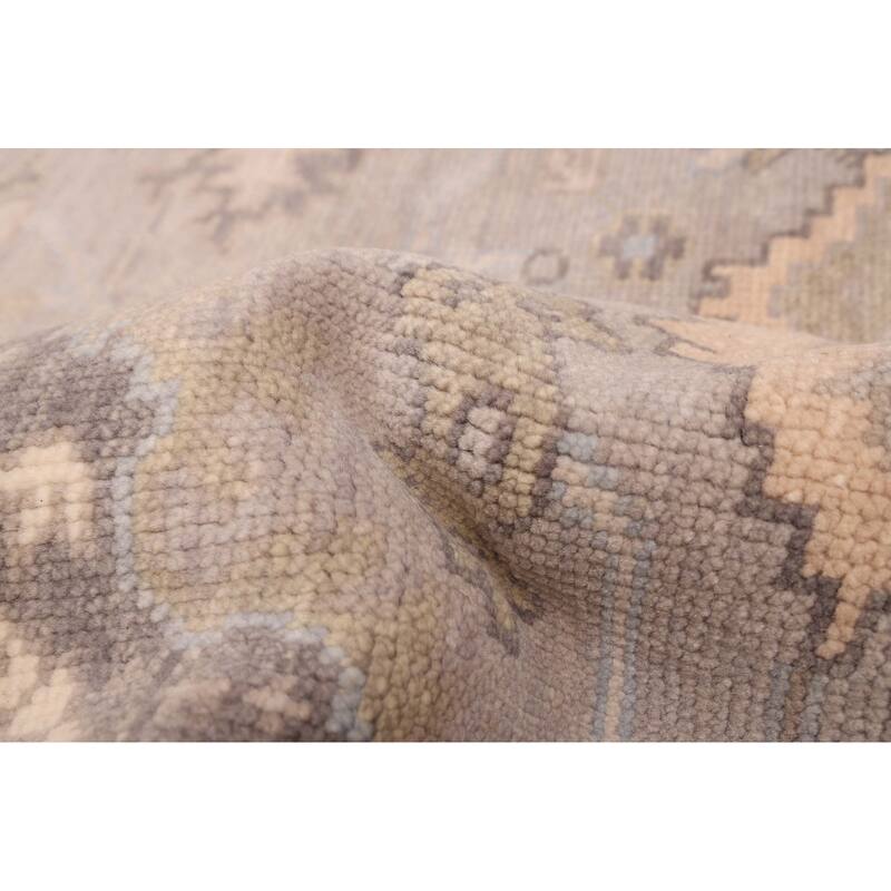 ECARPETGALLERY Hand-knotted Jules Serapi Grey Wool Rug - 8'0 x 9'10