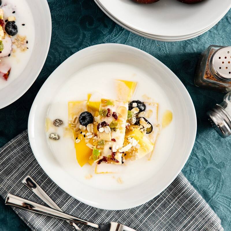 MALACASA Elisa 19 Oz. 6-Piece Cereal Bowl