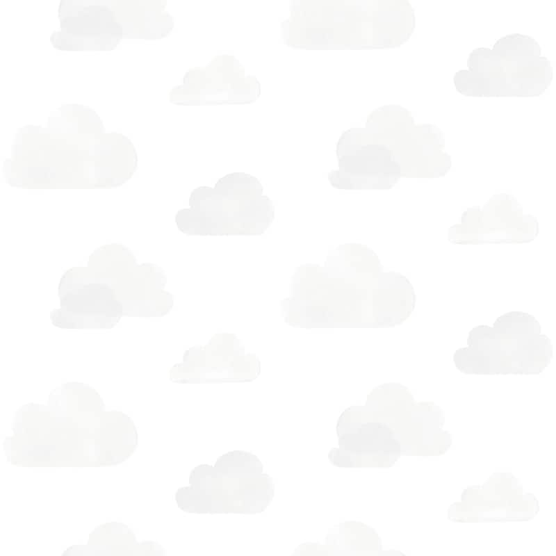 Chesapeake Irie Grey Clouds Wallpaper - 20.9 x 396 x 0.025